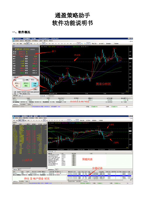 通盈策略助手软件功能说明书