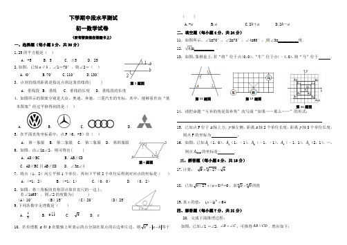 中段限时训练七年级下数学试卷