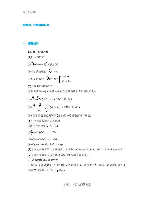 【高中数学】指数式、对数式的运算