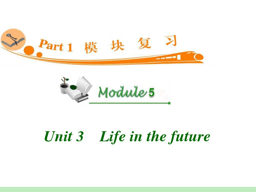 高中英语复习PPT课件：M5_Unit_3 Life_in_the_future_