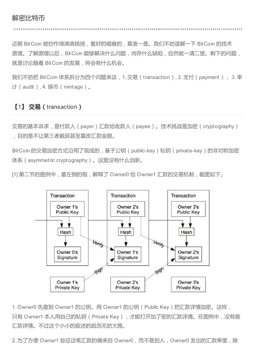 解密比特币