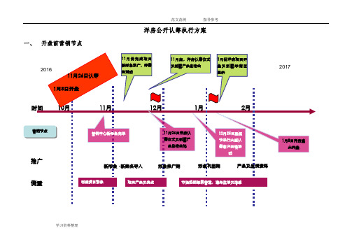 认筹及活动方案(超级实用)