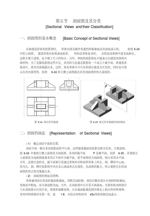 剖面图及其分类