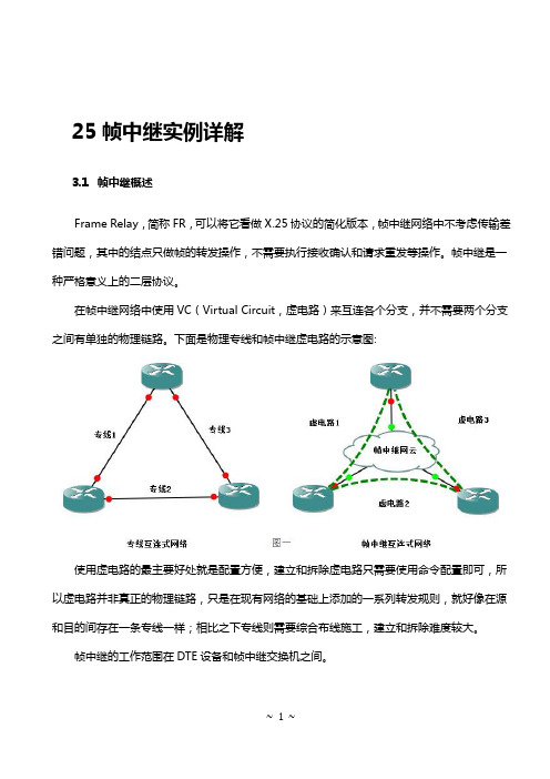 帧中继实例详解