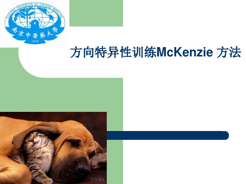 McKenzie麦肯基疗法