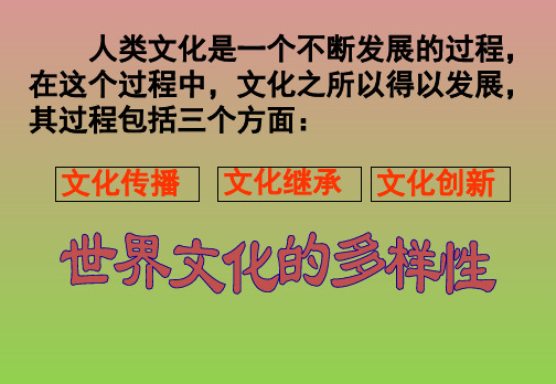 政治必修3人教2.3.1世界文化的多样性课件3.ppt1