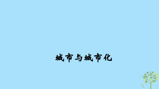 2020届高考地理总复习第九单元城市与城市化单元总结课件