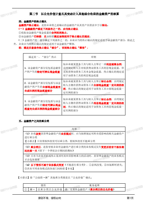 2020注册税务师考试 财务与会计-讲义_第34讲_金融资产的终止确认,金融资产之间的重分类_wrapper