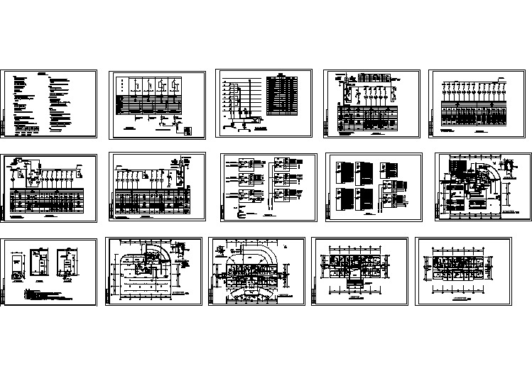 某地工业建筑电气施工图纸（全集）