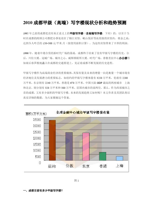 2010成都甲级高端写字楼现状分析