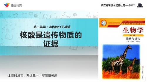 高中生物浙科版必修2 3.1 教学课件 《核酸是遗传物质的证据》(浙科版)