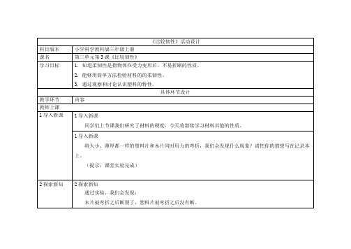 《比较韧性》活动设计