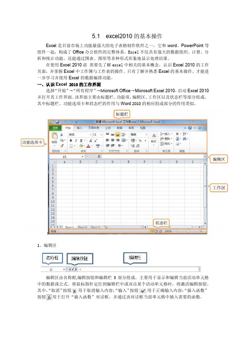 excel格式化操作