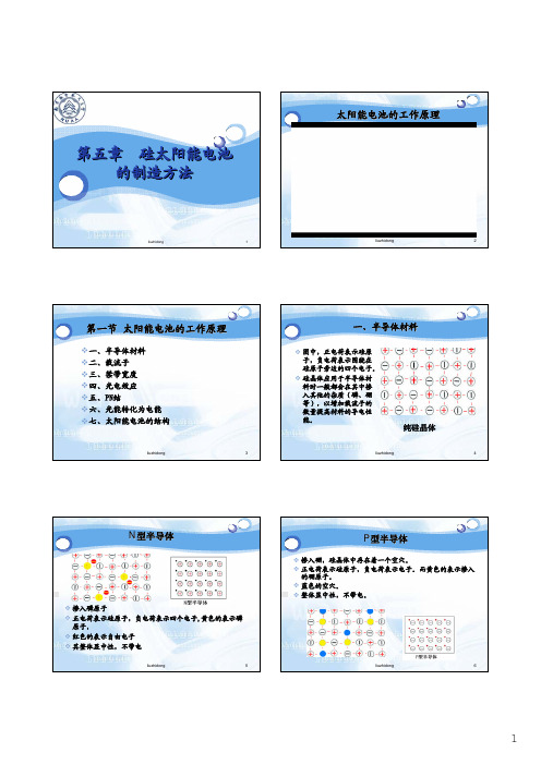 第五章  硅太阳能电池的制造方法