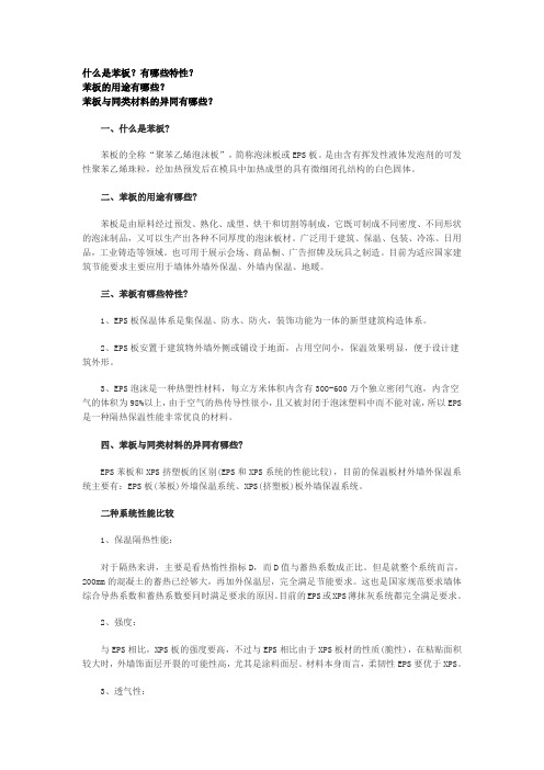 什么是苯板