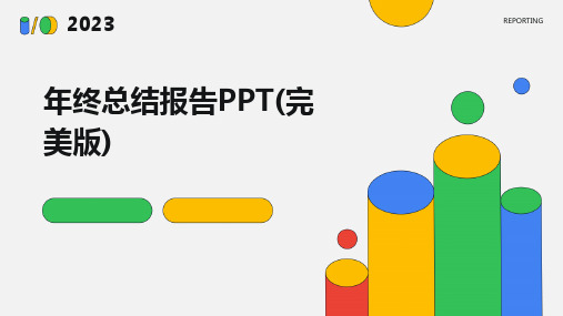 年终总结报告PPT(完美版)