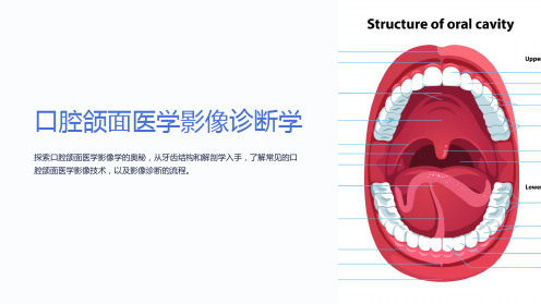 口腔颌面医学影像诊断学