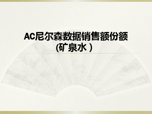 AC尼尔森数据销售额份额