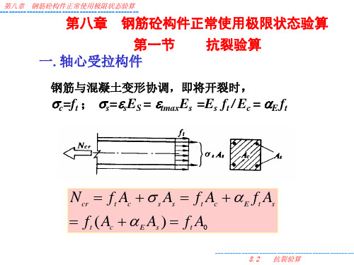 水工钢筋混凝土结构学课件第八章