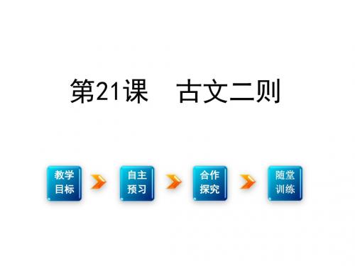 语文版九年级下册 《古文二则》ppt课件