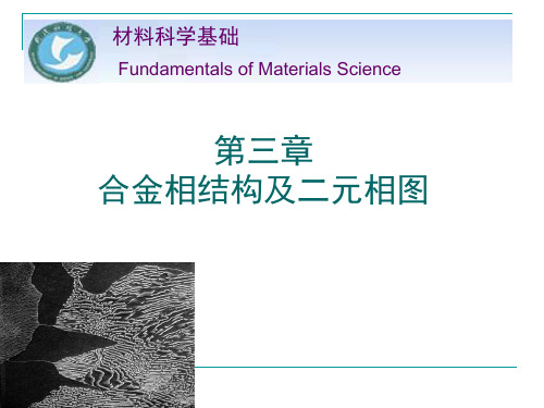 材料科学基础——二元系相图