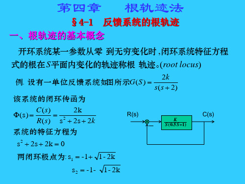 第四章根轨迹法§4-1反馈系统的根轨迹