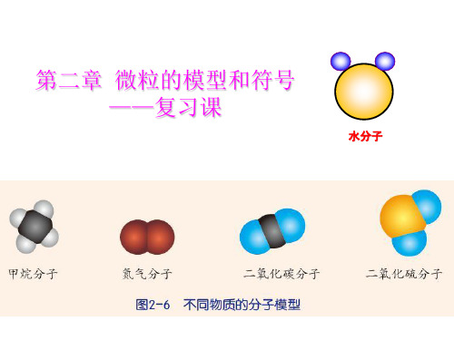 微粒的模型和符号复习 