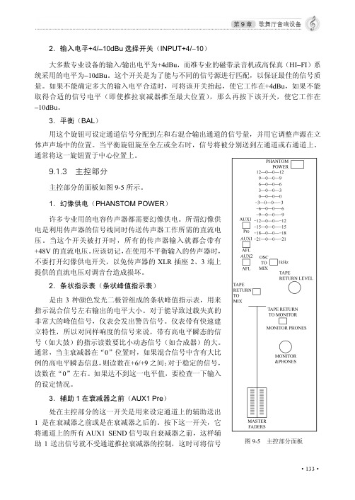 主控部分_初级音响师速成实用教程(第3版)_[共2页]