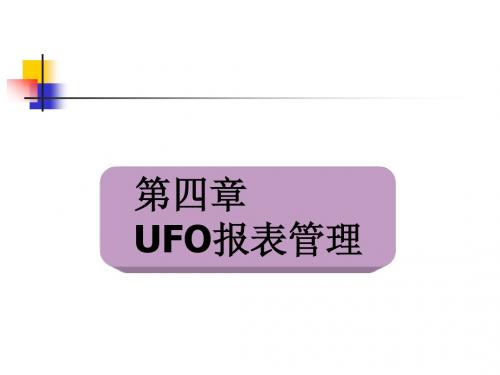 UFO报表管理