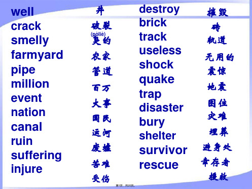 Unit4-Earthquakes-Reading(公开课)(共25张)