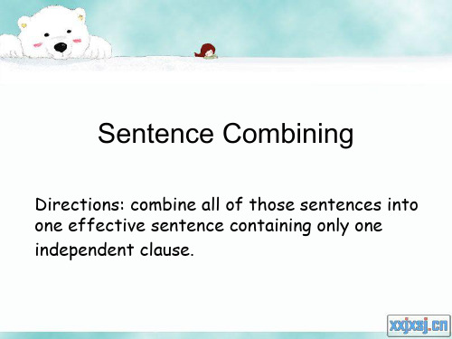 Sentence Combining