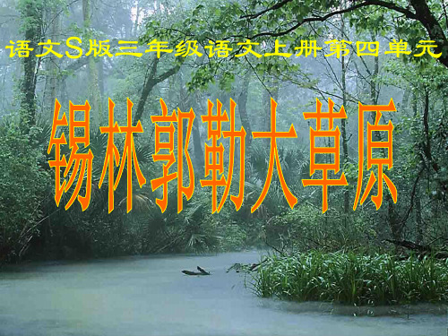 三年级语文上册 锡林郭勒大草原 2课件
