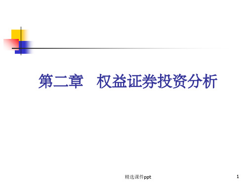 《权益证券投资分析》PPT课件