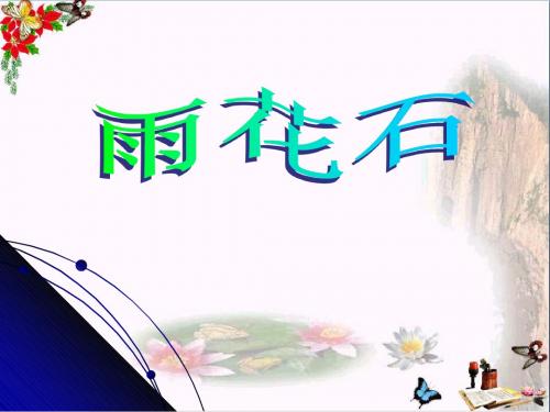 《雨花石》 精品课件(共20张)