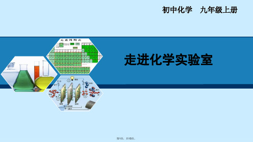 九级上册第一单元课题三 《走进化学实验室 》(共15张PPT)