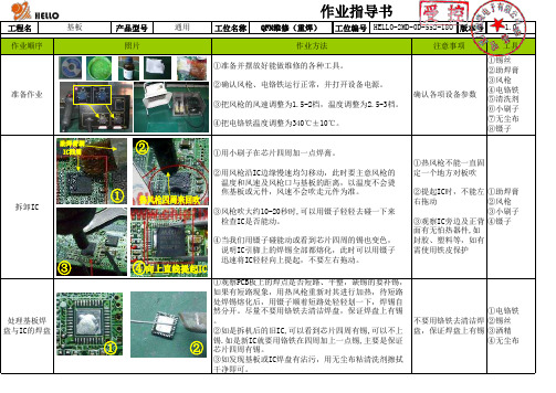 QFN元件维修(重焊)作业指导书