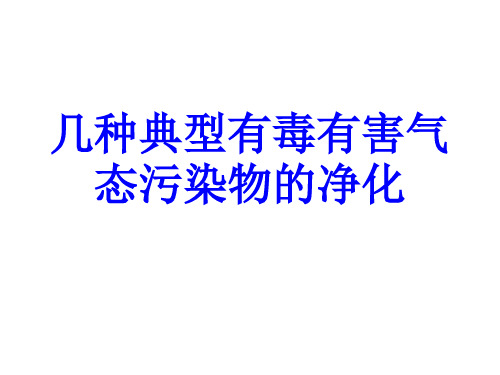 几种典型有毒有害气态污染物的净化PPT培训课件