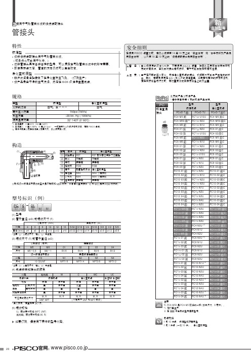 PISCO管接头