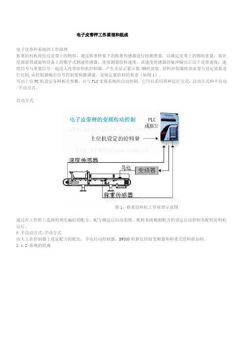 电子皮带秤工作原理