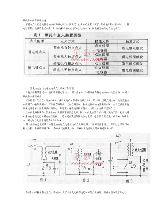 摩托车点火器原理综述.doc