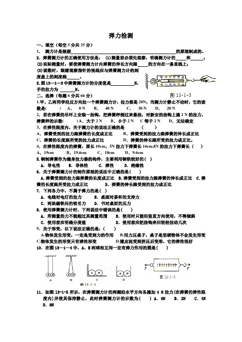 弹力检测