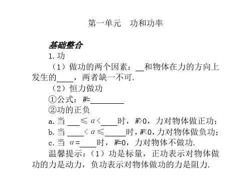 功和功率  课件