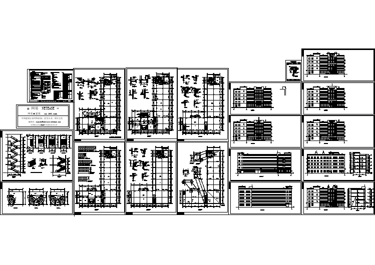 某厂房全套建筑设计CAD平立面施工图