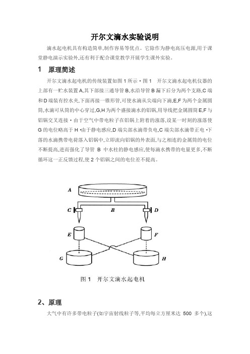 开尔文滴水说明