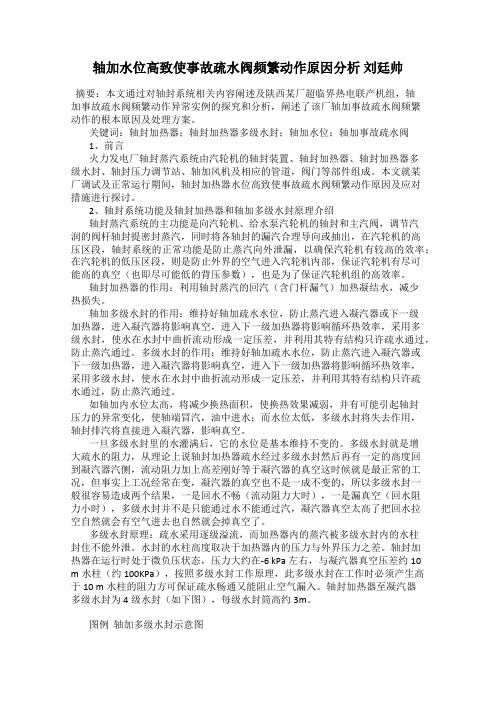 轴加水位高致使事故疏水阀频繁动作原因分析 刘廷帅