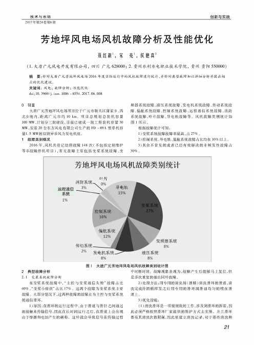 芳地坪风电场风机故障分析及性能优化