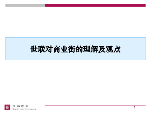 商业街研究(世联)65页PPT