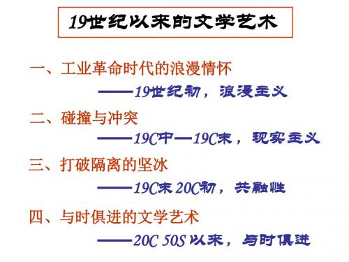 【高中历史】19世纪以来的文学艺术ppt7