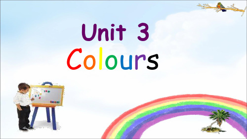 外研剑桥(joinin)版Unit3Colours课件