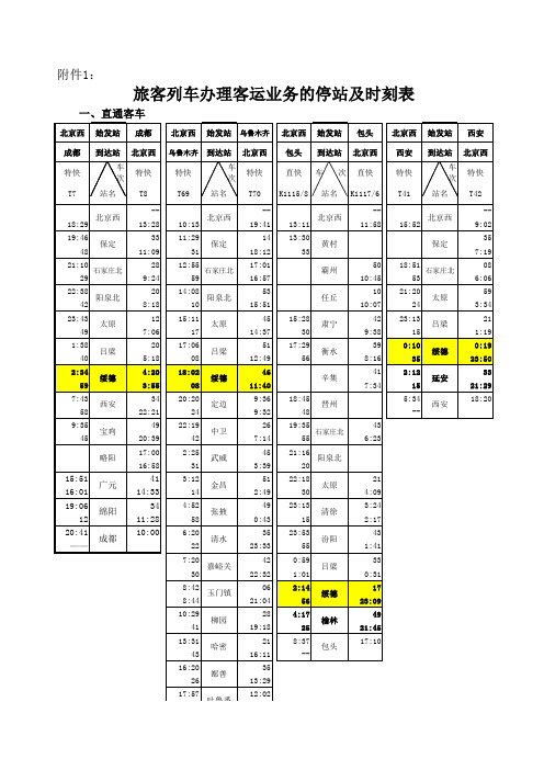 绥德列车时刻表